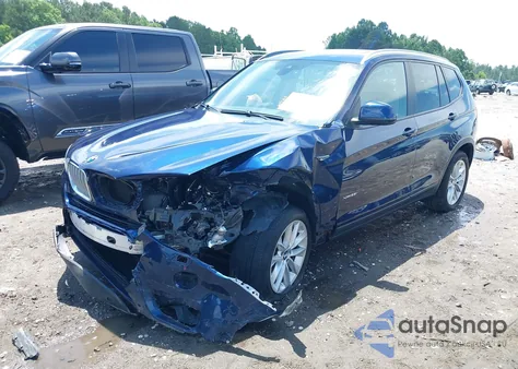 2016 BMW X3 xDrive28I z USA, uszkodzony, nr VIN 5UXWX9C56G0D86873